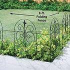 New Finial Folding Fence Garden Yard Outdoor Seasonal Decor ~