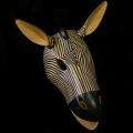Hand carved Wood African Giraffe Mask (Kenya)  