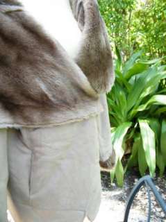 BEBE JACKET coat cascade shearling tan brown 191051 S M L  