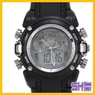   Sport Quartz With 3 Year Battery Wrist Watch & Alarm Clock  