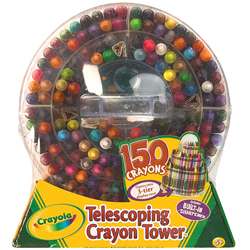 Crayola Telescoping Crayon Tower with Built in Sharpener   