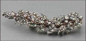   STYLE  2.04ctw ROSE CUT DIAMOND BROOCH FOR PARTY/ANNIVERSARY/WEDDING