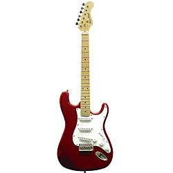 Main Street Double Cut away Red Electric Guitar  Overstock