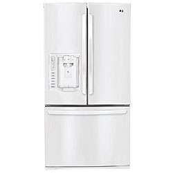 LG 27.6 cubic foot White French Door Refrigerator  Overstock