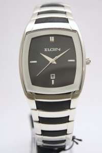 New Elgin Men Ultra Slim Construction Dress Date Watch 30mm x 44mm 