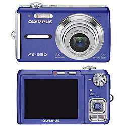 Olympus FE 330 Blue 8 megapixel Digital Camera (Refurbished 