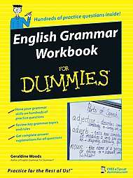 English Grammar Workbook for Dummies  Overstock