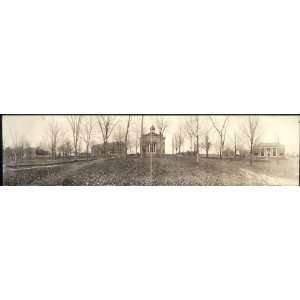 Panoramic Reprint of Bates College, Lewiston, Me.:  Home 