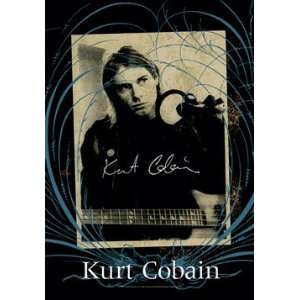  Kurt Cobain Frame Fabric Poster: Home & Kitchen