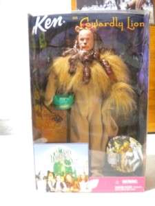 BARBIES KEN AS COWARDLY LION FROM WIZARD OF OZ 1999  
