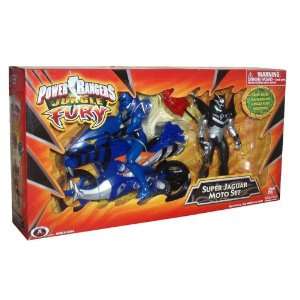  Power Ranger Jungle Fury Super Jaguar Moto Set Toys 