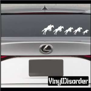  Family Decal Set Horses 01 Stick People Car or Wall Vinyl 