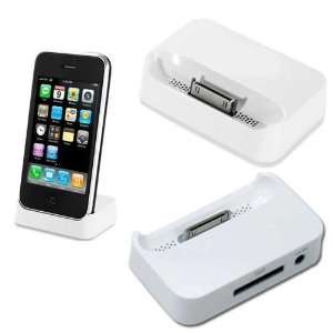  1115 Top Quality Trendy White iPhone 4 4G 3GS 3G dock 