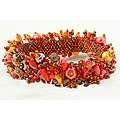   Crystal Capullo Multicolored Bead Bracelet (Guatemala)  Overstock