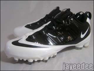   ZOOM VAPOR CARBON FLY TD FOOTBALL CLEATS BLACK/WHITE 396256 002  
