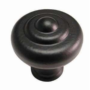   Collection 1 1/4 Cabinet Knob Wrought Iron Black: Home Improvement