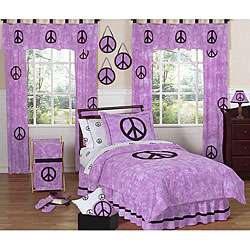 JoJo Designs Purple 4 piece Twin size Comforter Set  Overstock