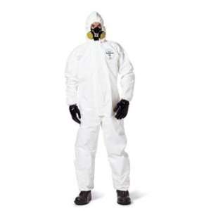  Dupont Tychem Sl Hooded Coveralls With Elastic Ankles 