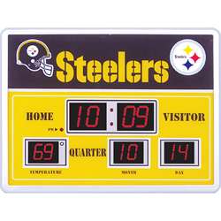 Pittsburgh Steelers Scoreboard Clock  
