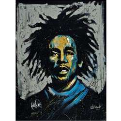 David Garibaldi Bob Marley Redemption Gallery wrapped Giclee Canvas 