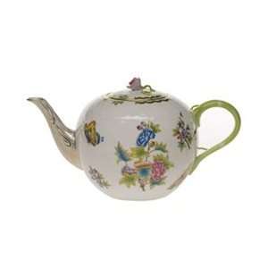  Herend Queen Victoria Tea Pot With Rose: Kitchen & Dining