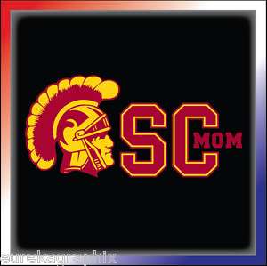 USC Trojans Sticker / Decal MOM or DAD 3x6.5  