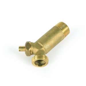   Pipe Thread by 2 1/2 Inch Long Brass Water Heater Drain Valve: Home
