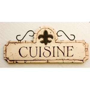  French Country Kitchen decor Cuisine wall plaque