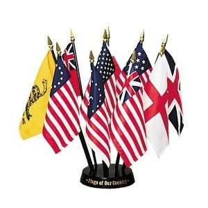  4 in. x 6 in. Flags of Our Country Set
