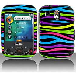   Rainbow/ Green Zebra Snap on Protective Case Cover  Overstock