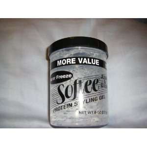  Softee Super Freeze Protein Styling Clean & Clear Hair Gel 