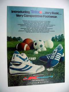 KMart K Mart Trax Running Shoes 1976 print Ad  