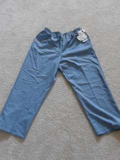 ALFRED DUNNER RELAXED BLUE LINEN PANTS NWT F115  