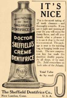   Co Creme Toothpaste Dental   Original Print Ad