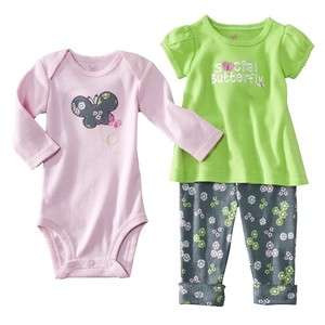 NWT JUST ONE YOU CARTERS GIRLS 3 PIECE SET.SIZE 6 MONTHS 714442006918 