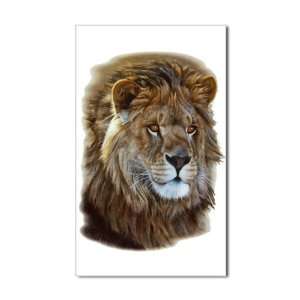  Sticker (Rectangle) Lion Portrait 