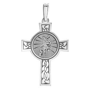  Saint Florian Cross Medal Jewelry