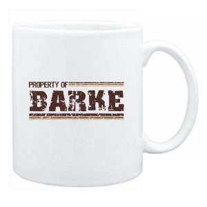  New  Property Of Barke Retro  Mug Name