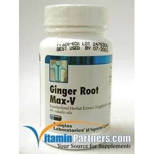 ginger root maxv 250mg 60 gelcaps by douglas laboratories Grocery 