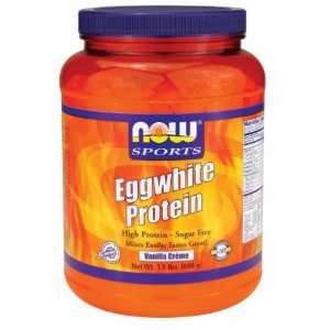  NOW Sports, Eggwhite Protein 100% Pure, 1.2 lbs Health 