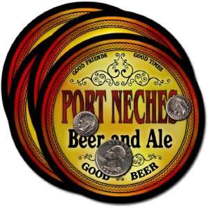  Port Neches, TX Beer & Ale Coasters   4pk 