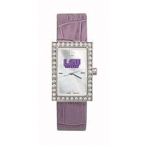   State Fightin Tigers Ladies NCAA Starlette Watch (Leather Band