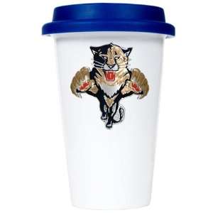 Florida Panthers Ceramic Travel Cup (Team Color Lid)  