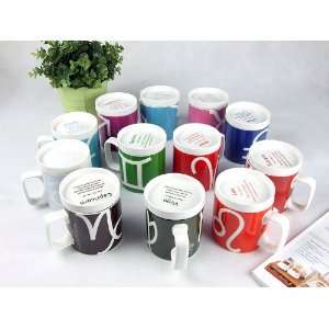  12 Constellation Creative Cartoons Ceramic Mug Cup 