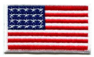 American flag Old Glory applique iron on patch sm S 100  