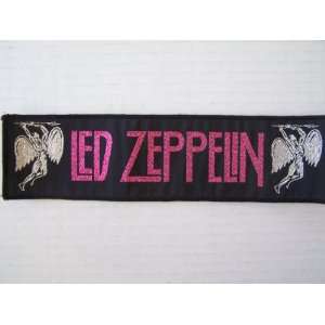 Led Zeppelin Silver/Pink Patch 3x10