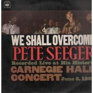   LIVE AT CARNEGIE HALL 1963 LP (VINYL) UK CBS 1963: PETE SEEGER: Music