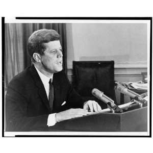  President John F. Kennedy,Cuban Missile Crisis, 1962