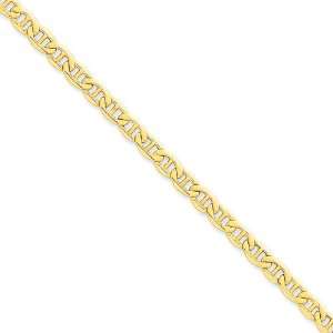  14k 5.1mm Semi Solid Anchor Chain Jewelry