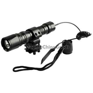  CREE XM L T6 LED Focus Adjust Flashlight Torch B06 + Mount Set  